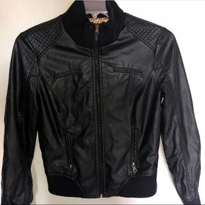Faux Leather Jacket